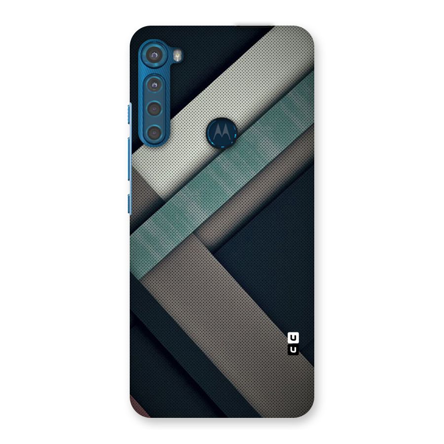 Dark Stripes Back Case for Motorola One Fusion Plus