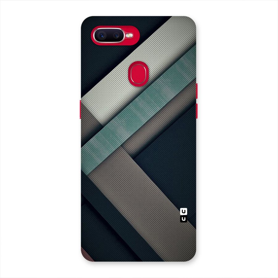 Dark Stripes Back Case for Oppo F9 Pro