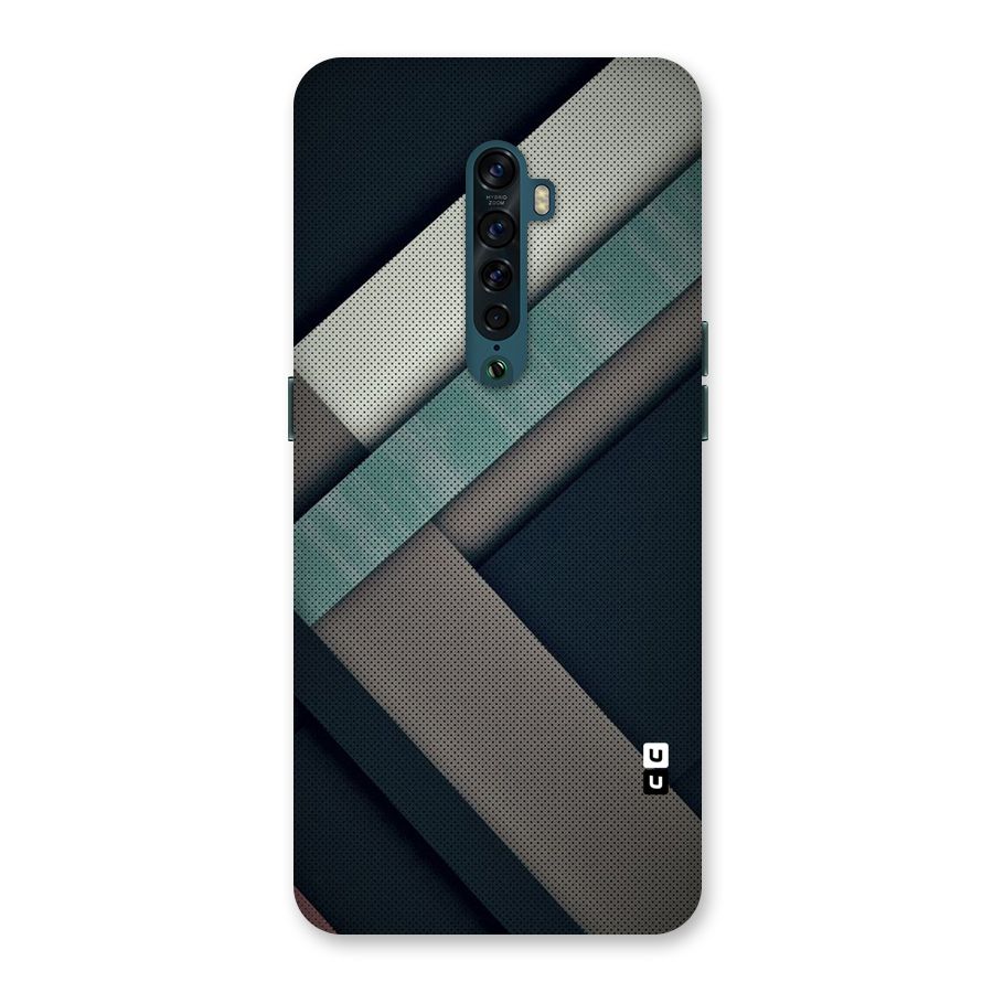 Dark Stripes Back Case for Oppo Reno2