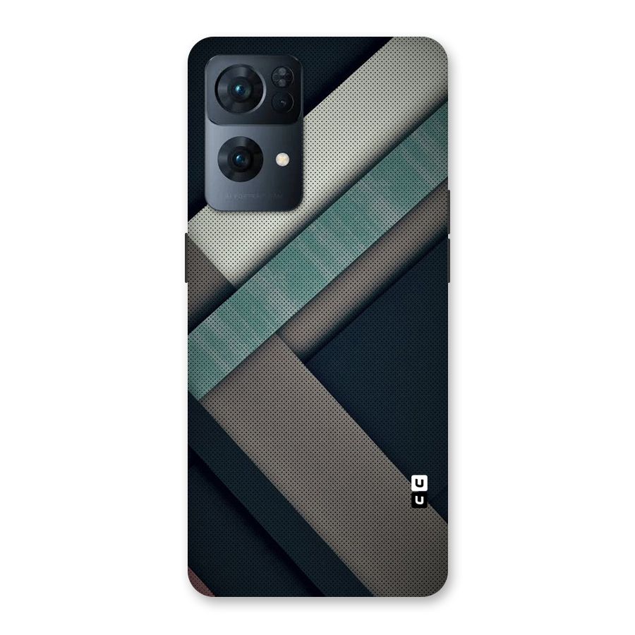 Dark Stripes Back Case for Oppo Reno7 Pro 5G