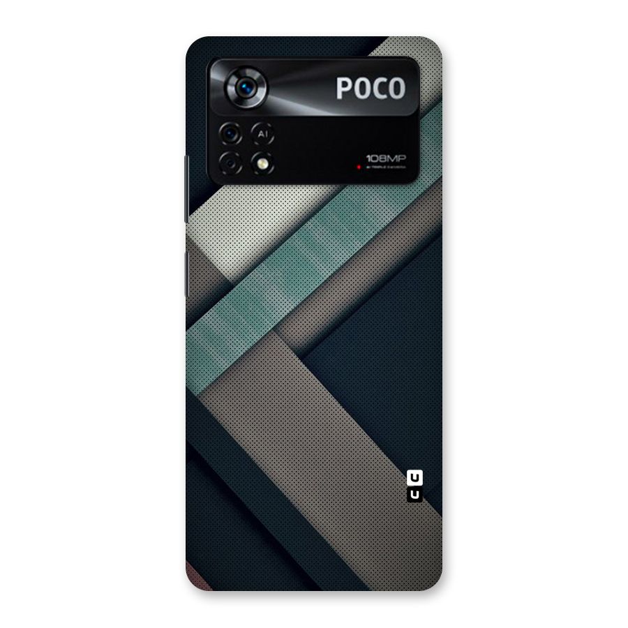 Dark Stripes Back Case for Poco X4 Pro 5G