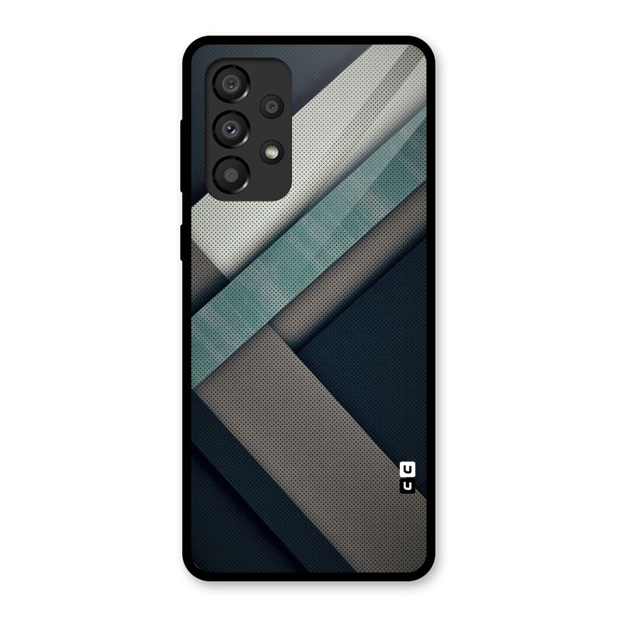 Dark Stripes Glass Back Case for Galaxy A33 5G