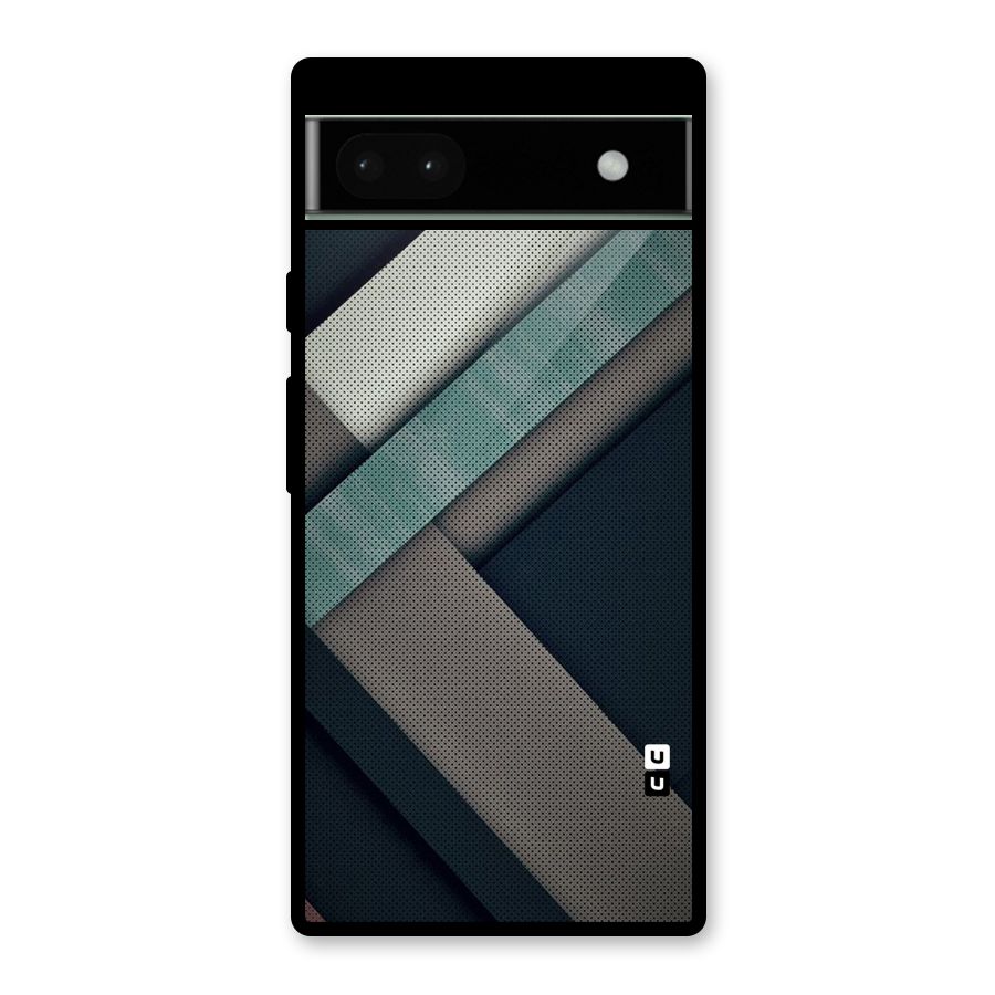 Dark Stripes Glass Back Case for Google Pixel 6a