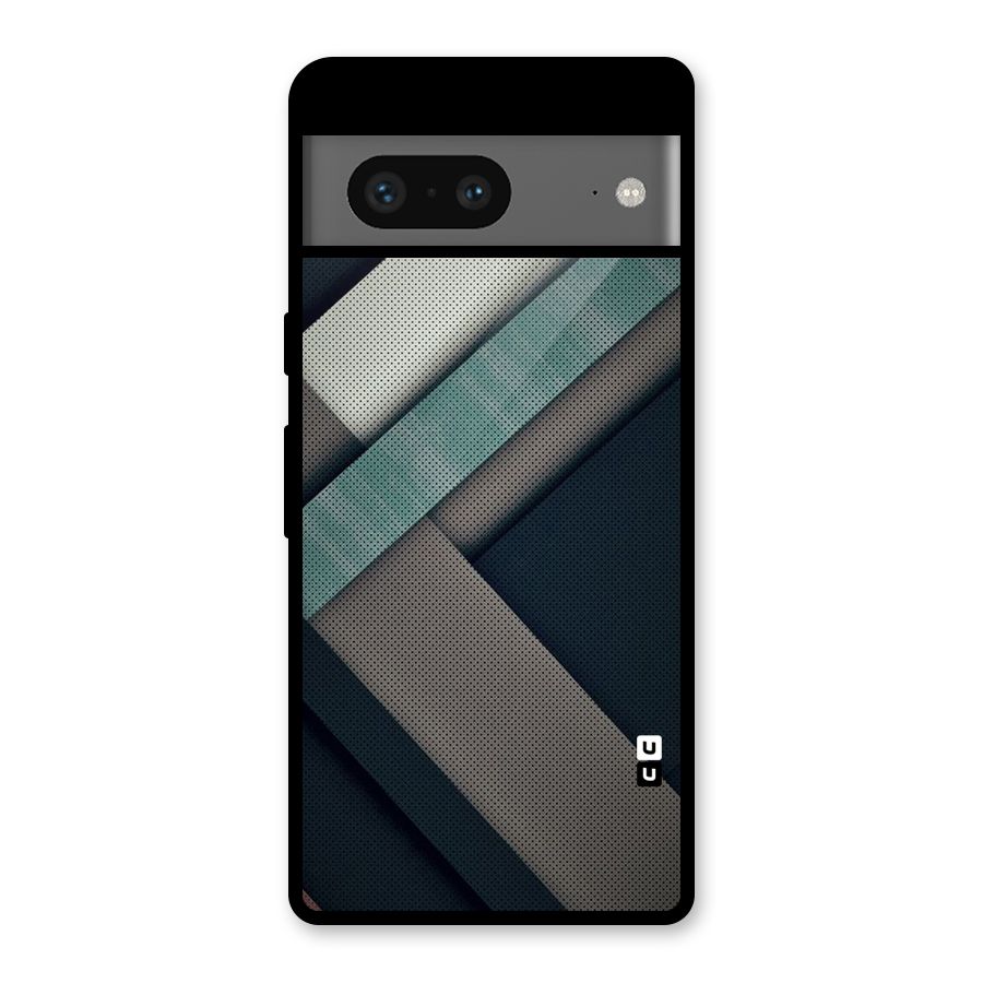 Dark Stripes Glass Back Case for Google Pixel 7