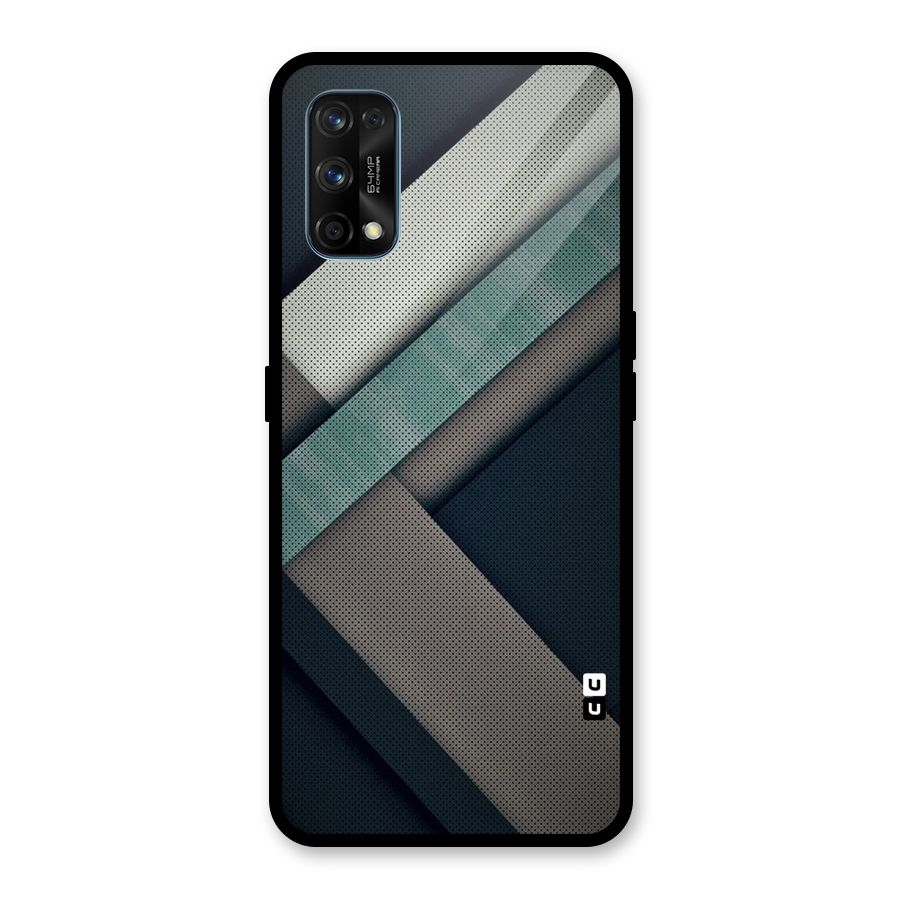 Dark Stripes Glass Back Case for Realme 7 Pro