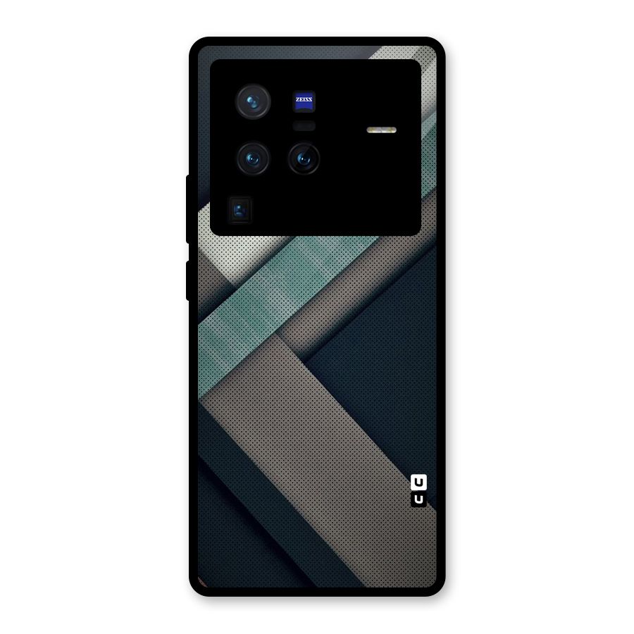 Dark Stripes Glass Back Case for Vivo X80 Pro