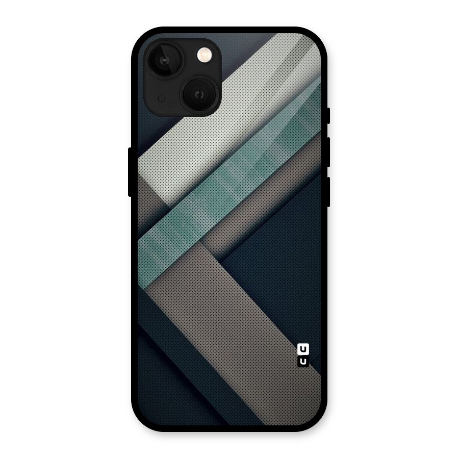 Dark Stripes Glass Back Case for iPhone 13