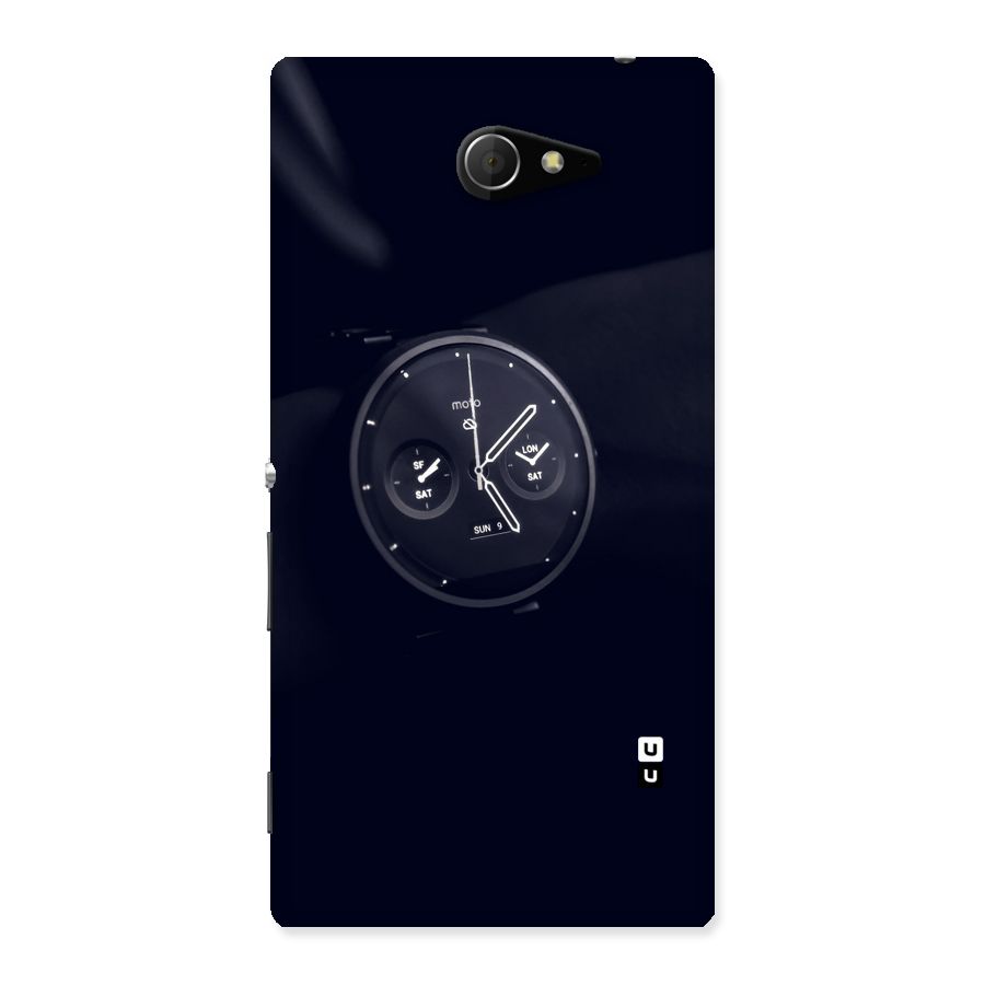 Dark Watch Back Case for Sony Xperia M2