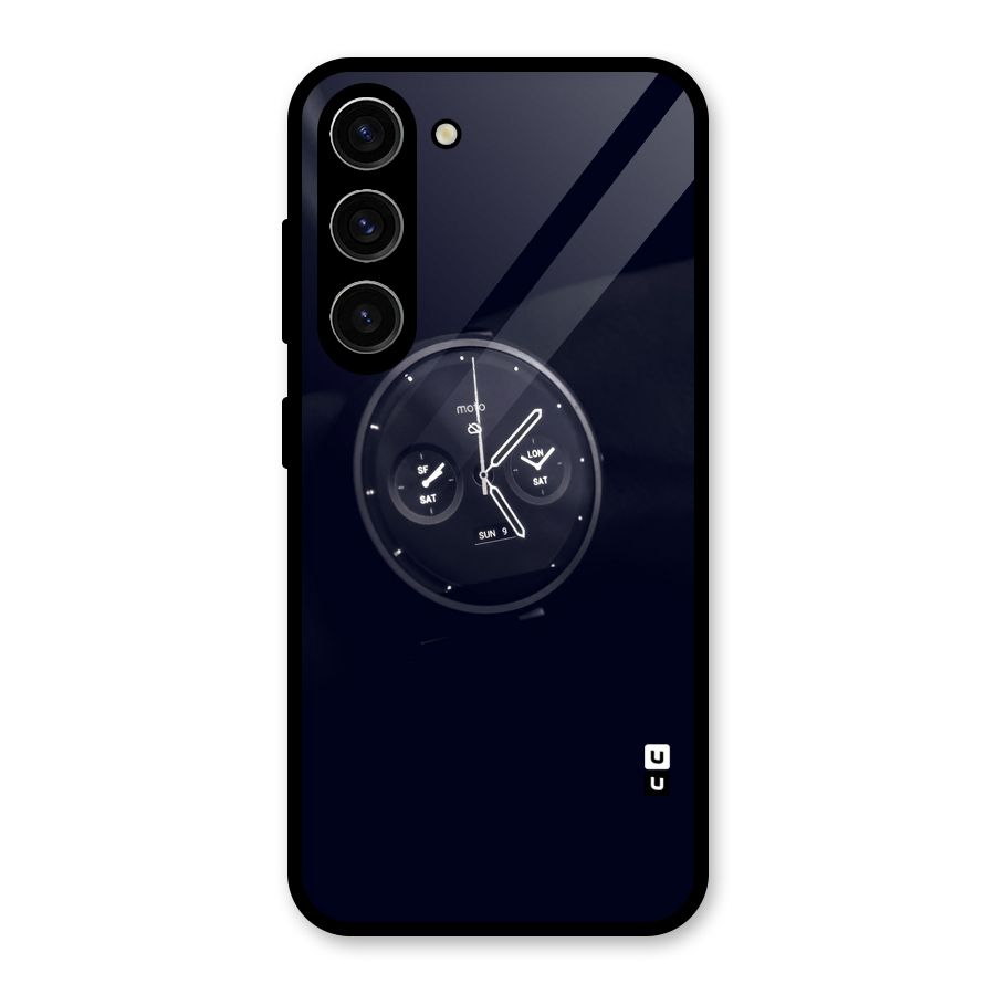 Dark Watch Glass Back Case for Galaxy S23