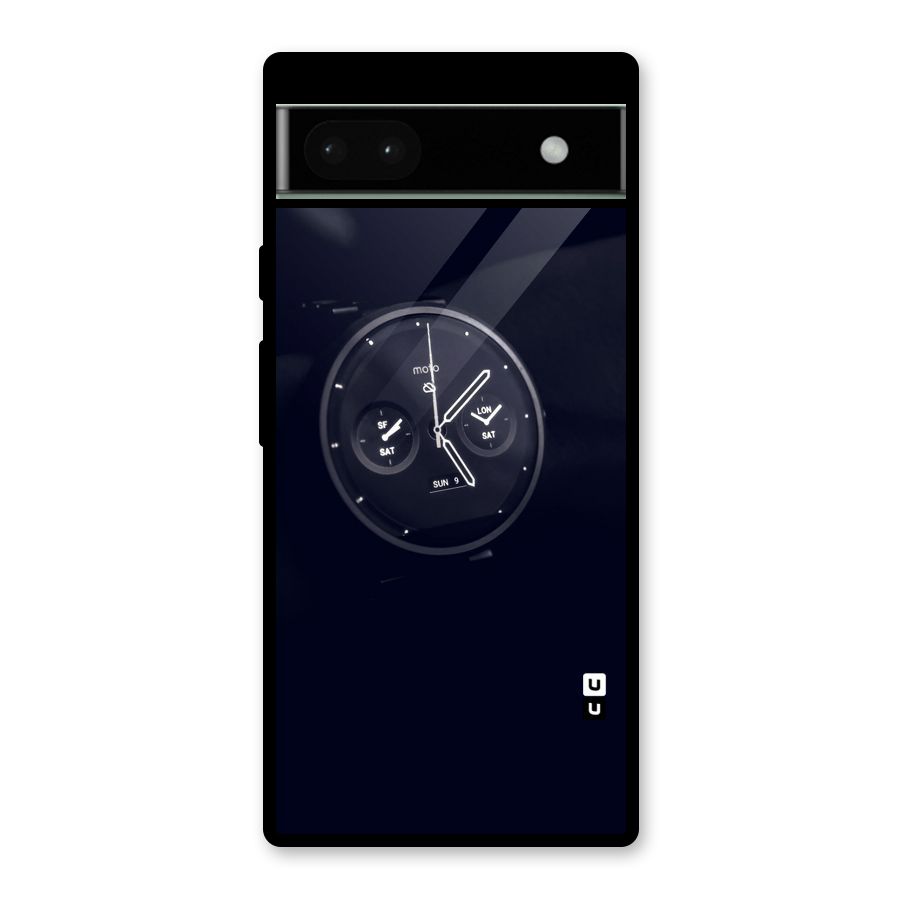 Dark Watch Glass Back Case for Google Pixel 6a