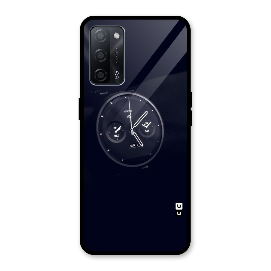 Dark Watch Glass Back Case for Oppo A53s 5G