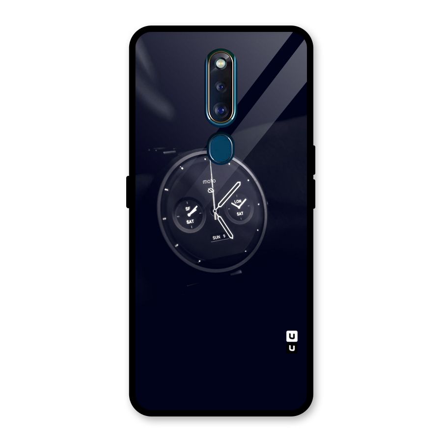 Dark Watch Glass Back Case for Oppo F11 Pro