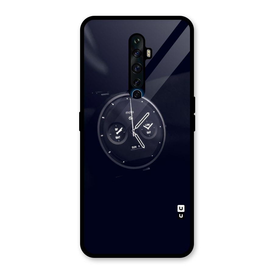 Dark Watch Glass Back Case for Oppo Reno2 F