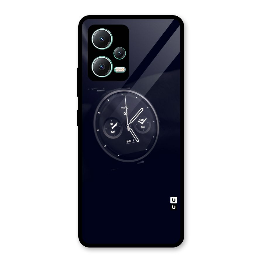 Dark Watch Glass Back Case for Redmi Note 12 5G