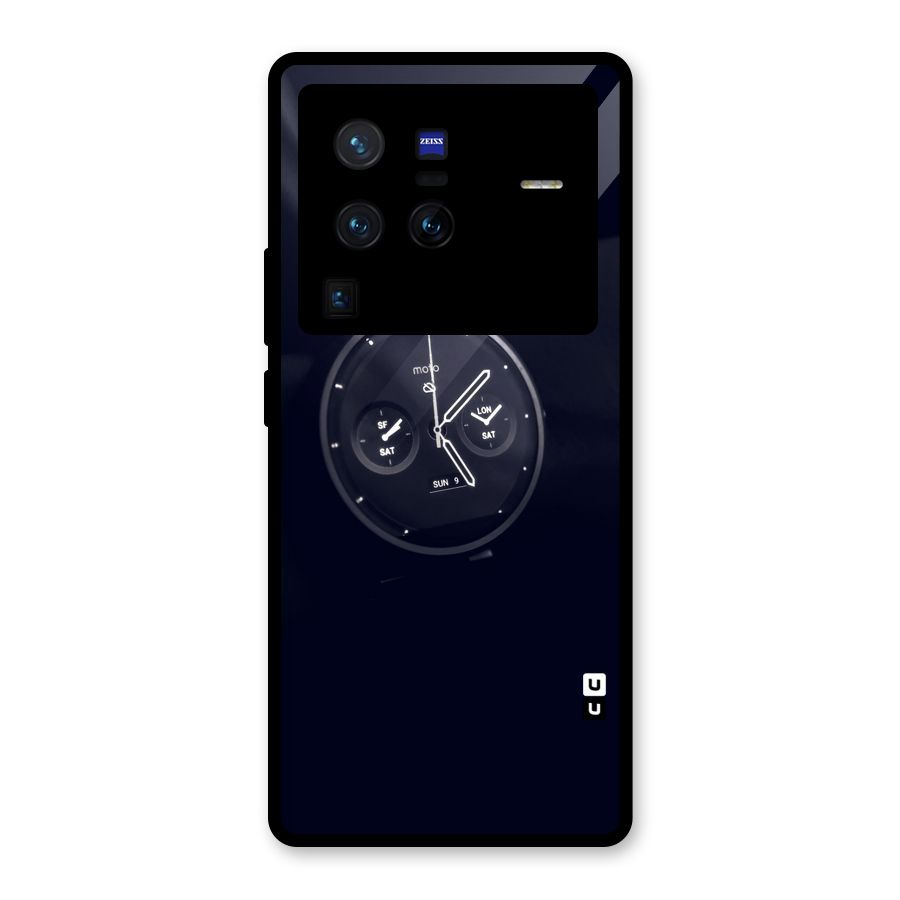 Dark Watch Glass Back Case for Vivo X80 Pro