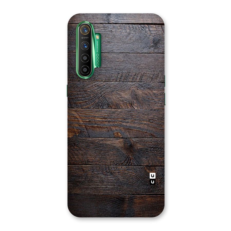 Dark Wood Printed Back Case for Realme X2