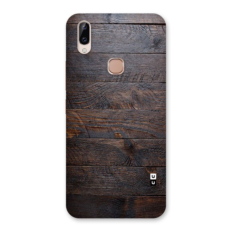 Dark Wood Printed Back Case for Vivo Y83 Pro