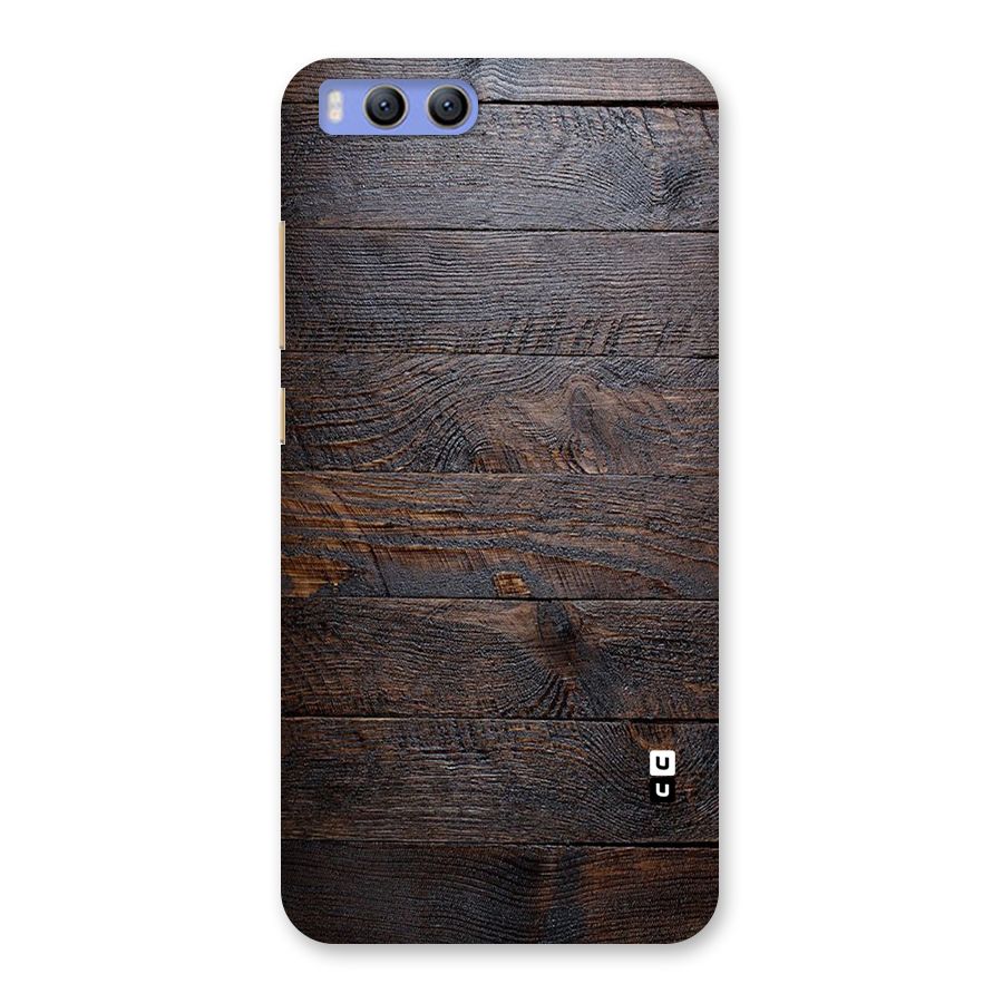 Dark Wood Printed Back Case for Xiaomi Mi 6