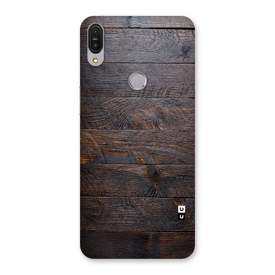 Dark Wood Printed Back Case for Zenfone Max Pro M1