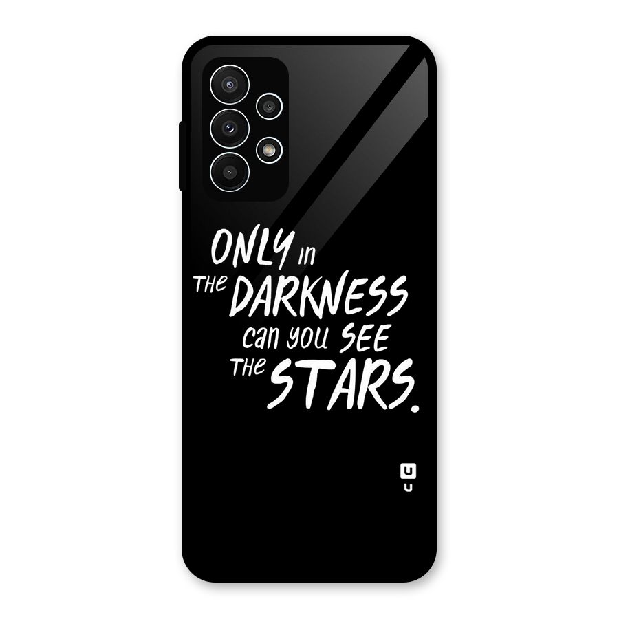 Darkness and the Stars Glass Back Case for Galaxy A23