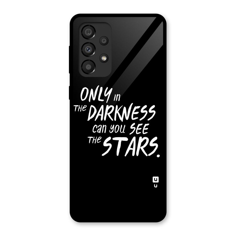 Darkness and the Stars Glass Back Case for Galaxy A33 5G