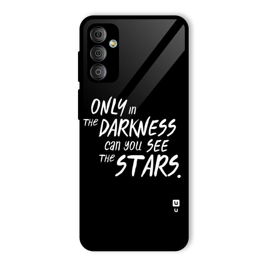 Darkness and the Stars Glass Back Case for Galaxy F23