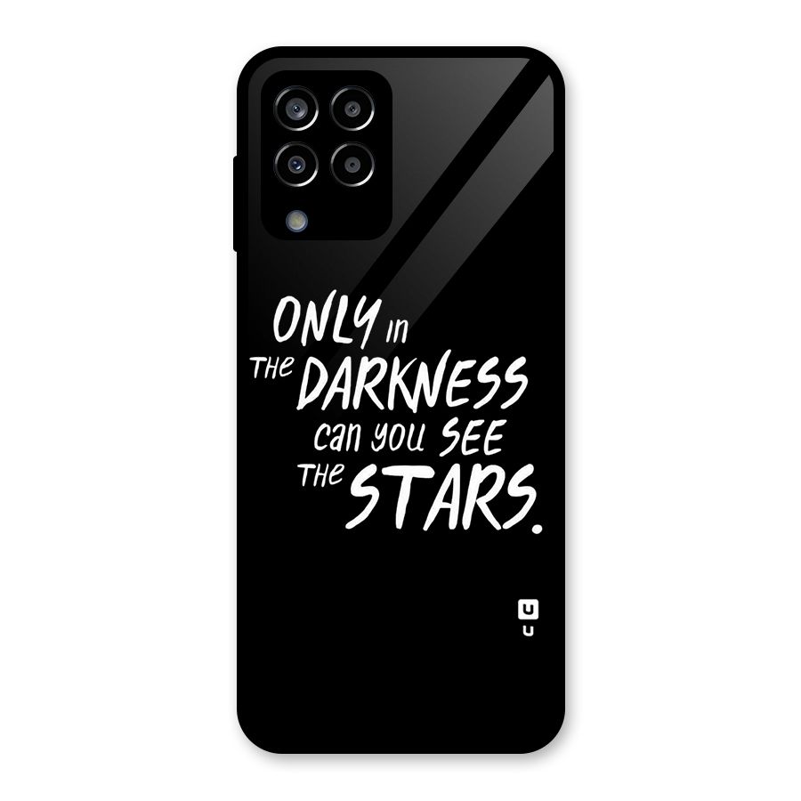 Darkness and the Stars Glass Back Case for Galaxy M33