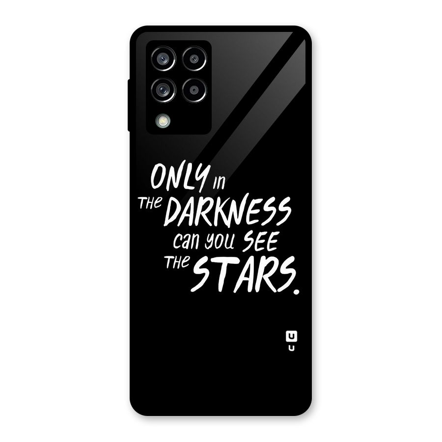 Darkness and the Stars Glass Back Case for Galaxy M53 5G