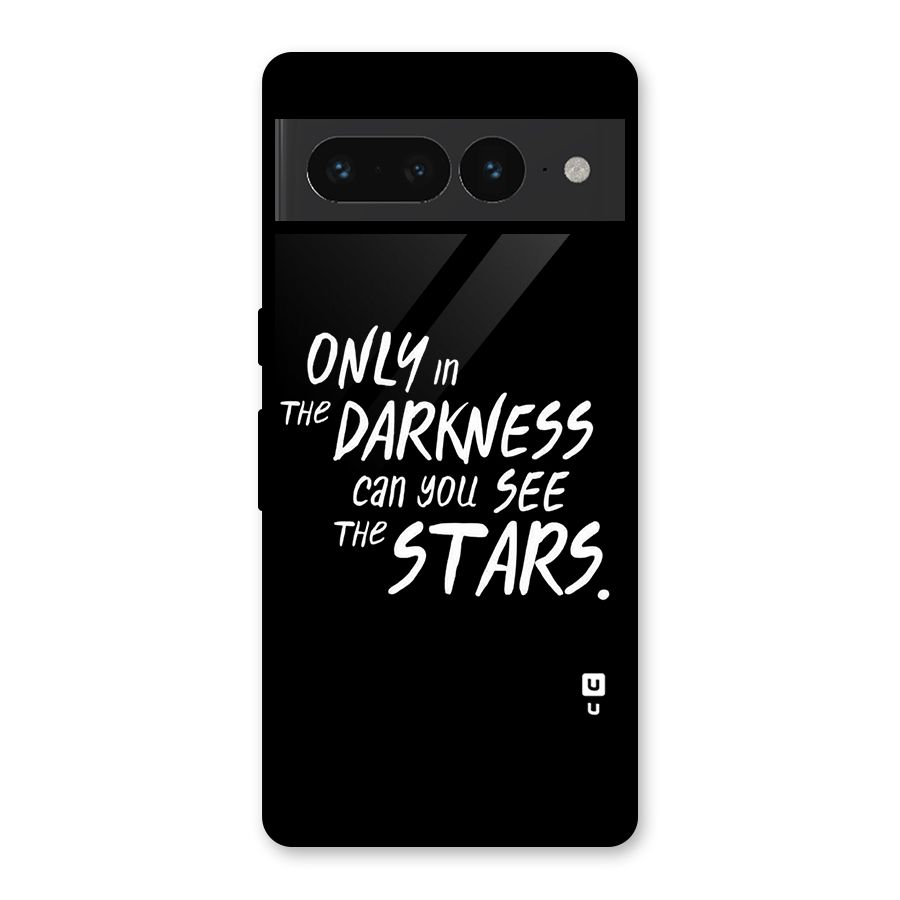 Darkness and the Stars Glass Back Case for Google Pixel 7 Pro