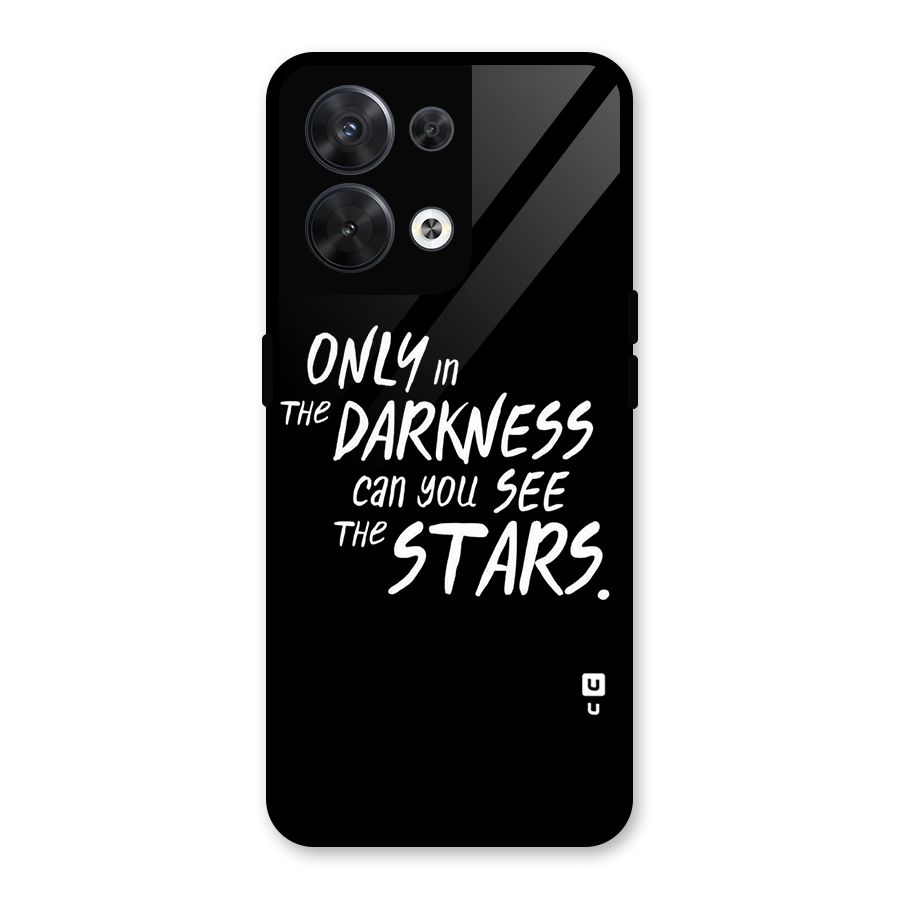 Darkness and the Stars Glass Back Case for Oppo Reno8 5G
