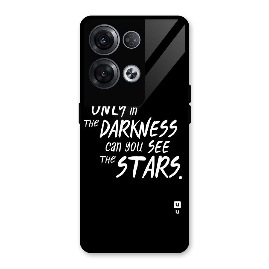 Darkness and the Stars Glass Back Case for Oppo Reno8 Pro 5G