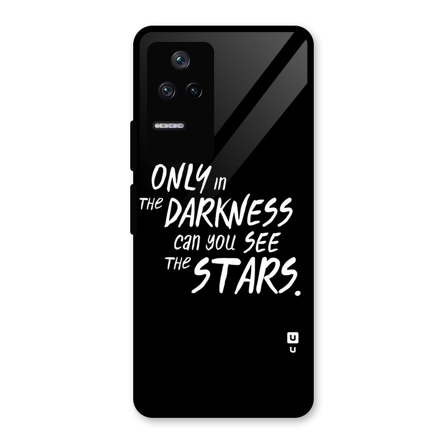 Darkness and the Stars Glass Back Case for Poco F4 5G