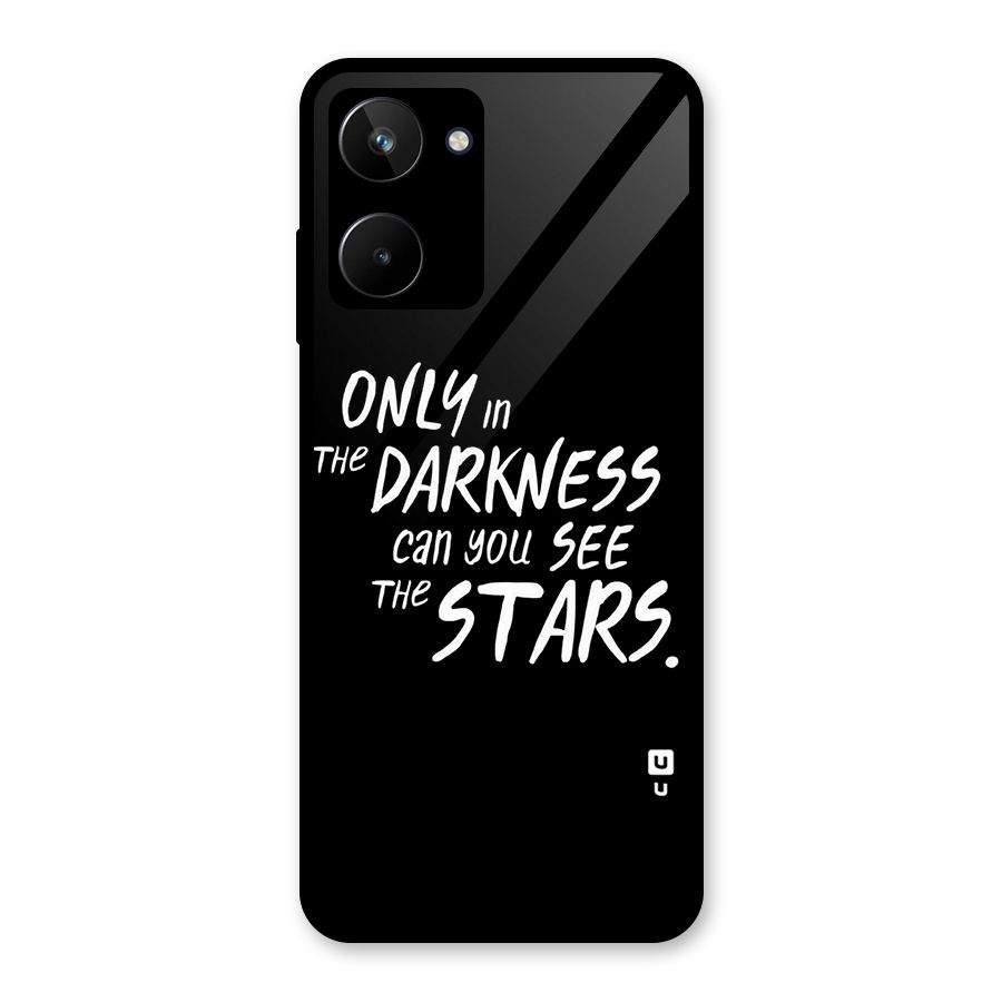 Darkness and the Stars Glass Back Case for Realme 10