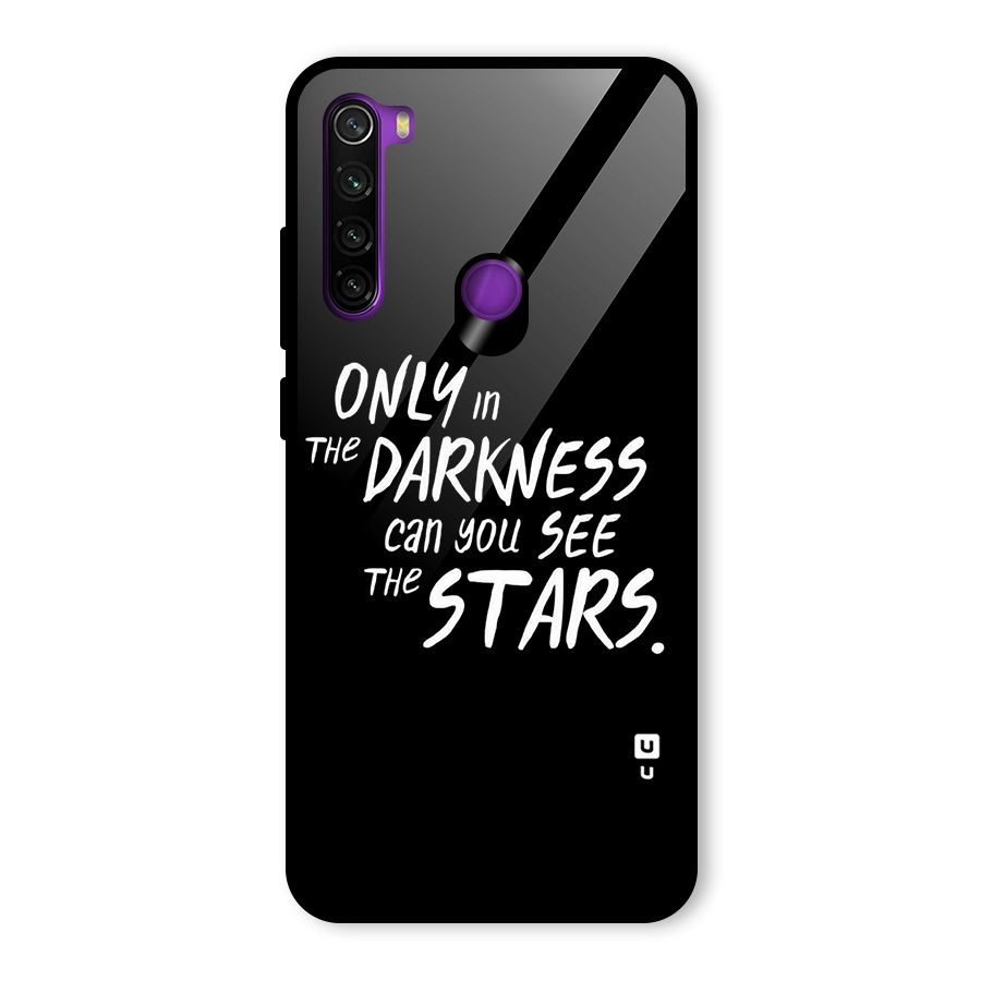 Darkness and the Stars Glass Back Case for Redmi Note 8