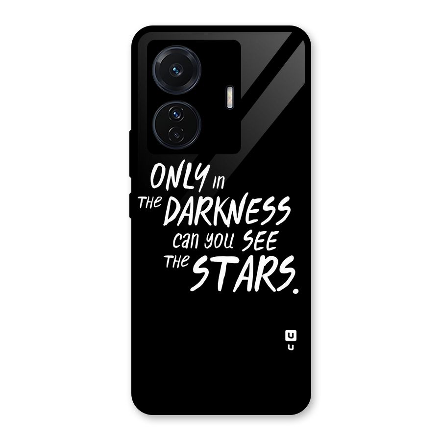 Darkness and the Stars Glass Back Case for Vivo T1 Pro
