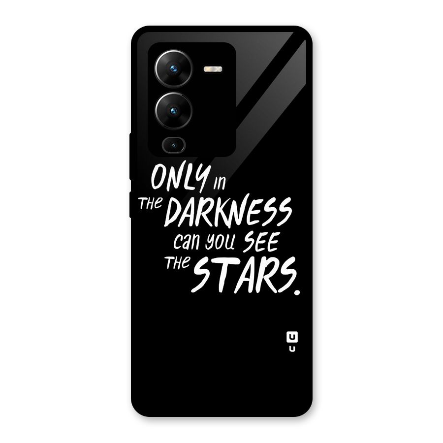 Darkness and the Stars Glass Back Case for Vivo V25 Pro