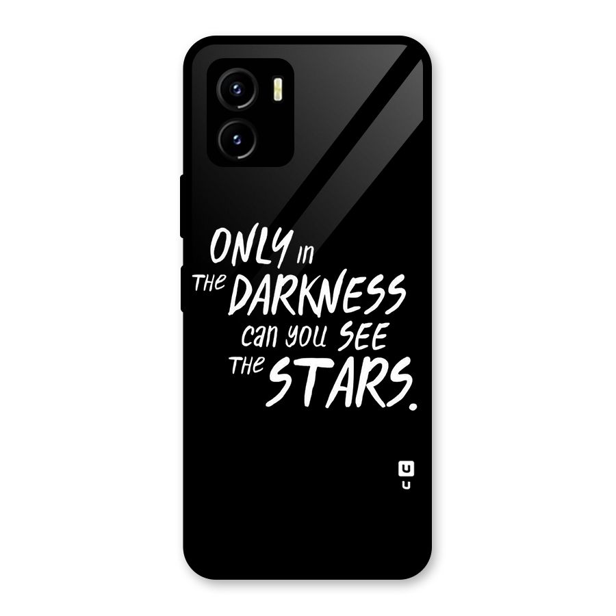 Darkness and the Stars Glass Back Case for Vivo Y15s