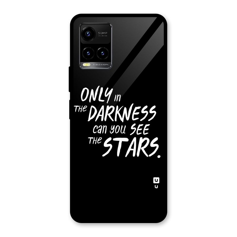 Darkness and the Stars Glass Back Case for Vivo Y21A