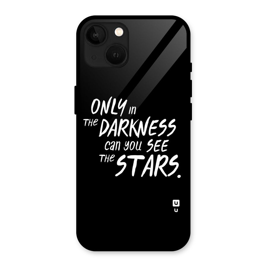 Darkness and the Stars Glass Back Case for iPhone 13