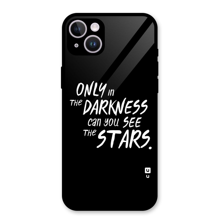 Darkness and the Stars Glass Back Case for iPhone 14 Plus
