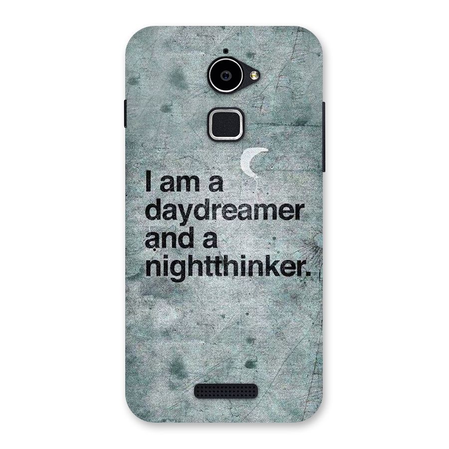 Day Dreamer Night Thinker Back Case for Coolpad Note 3 Lite