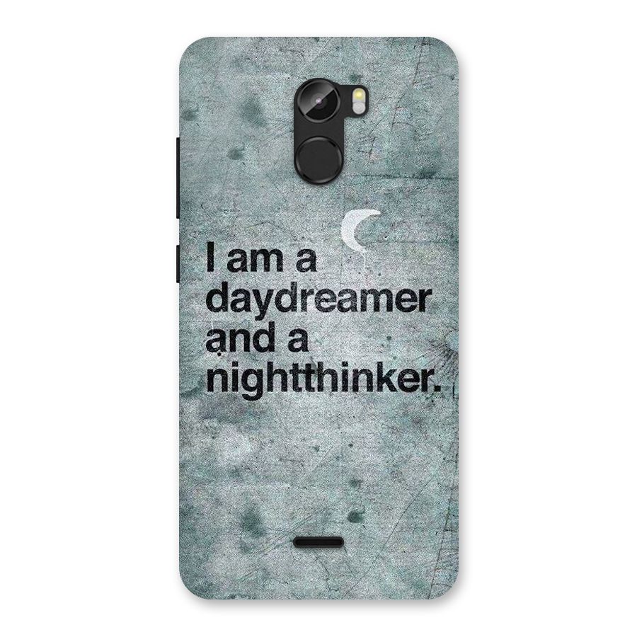 Day Dreamer Night Thinker Back Case for Gionee X1