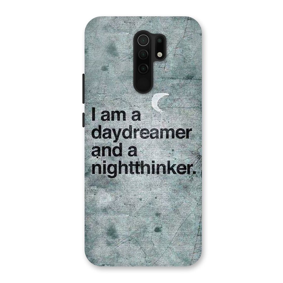 Day Dreamer Night Thinker Back Case for Poco M2