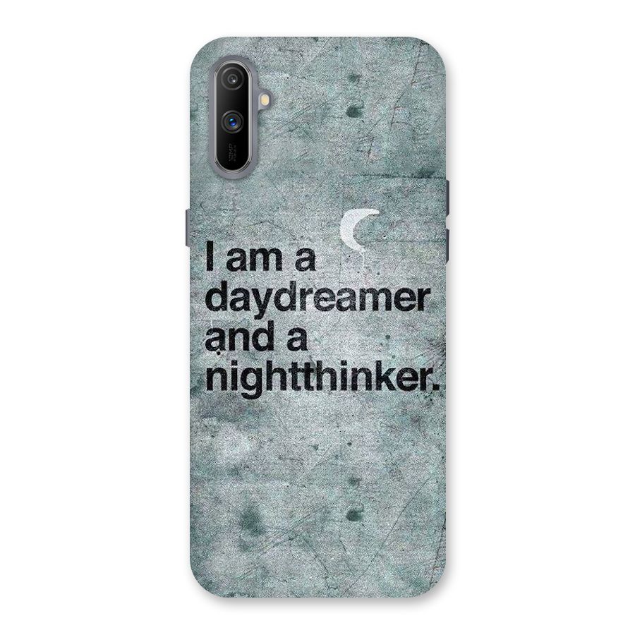 Day Dreamer Night Thinker Back Case for Realme C3