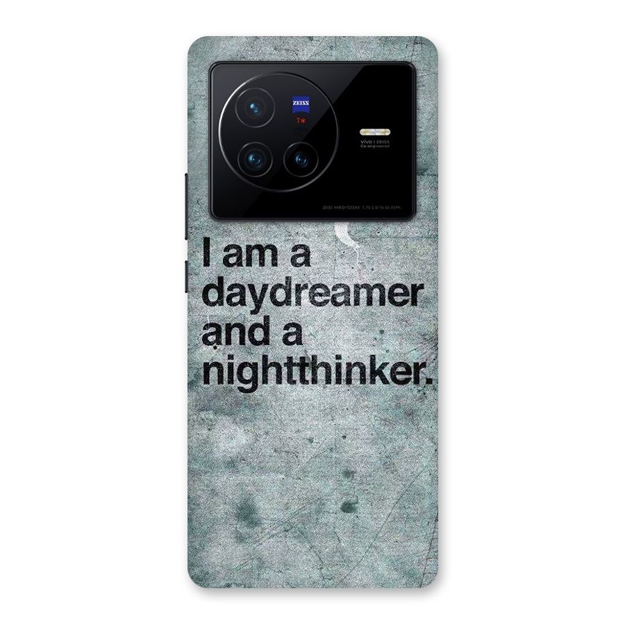 Day Dreamer Night Thinker Back Case for Vivo X80