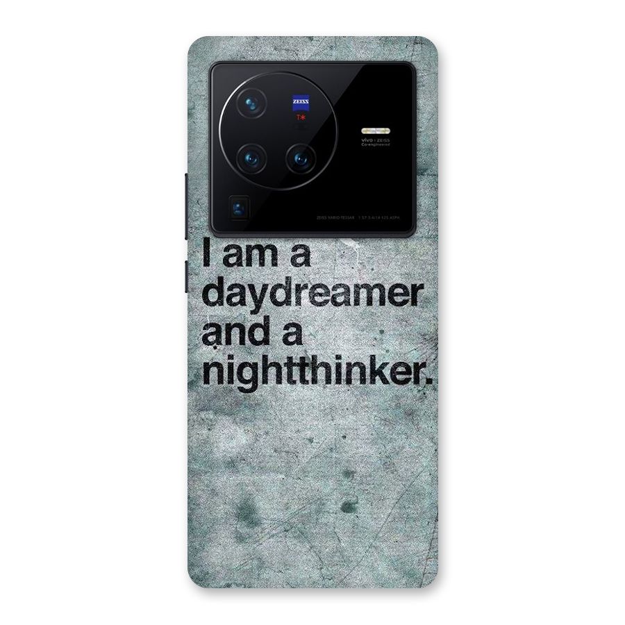 Day Dreamer Night Thinker Back Case for Vivo X80 Pro