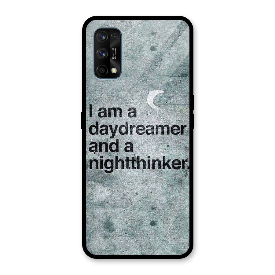 Day Dreamer Night Thinker Glass Back Case for Realme 7 Pro