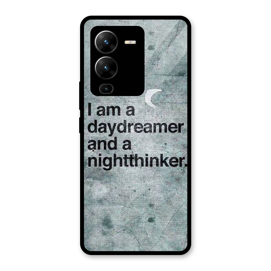 Day Dreamer Night Thinker Glass Back Case for Vivo V25 Pro