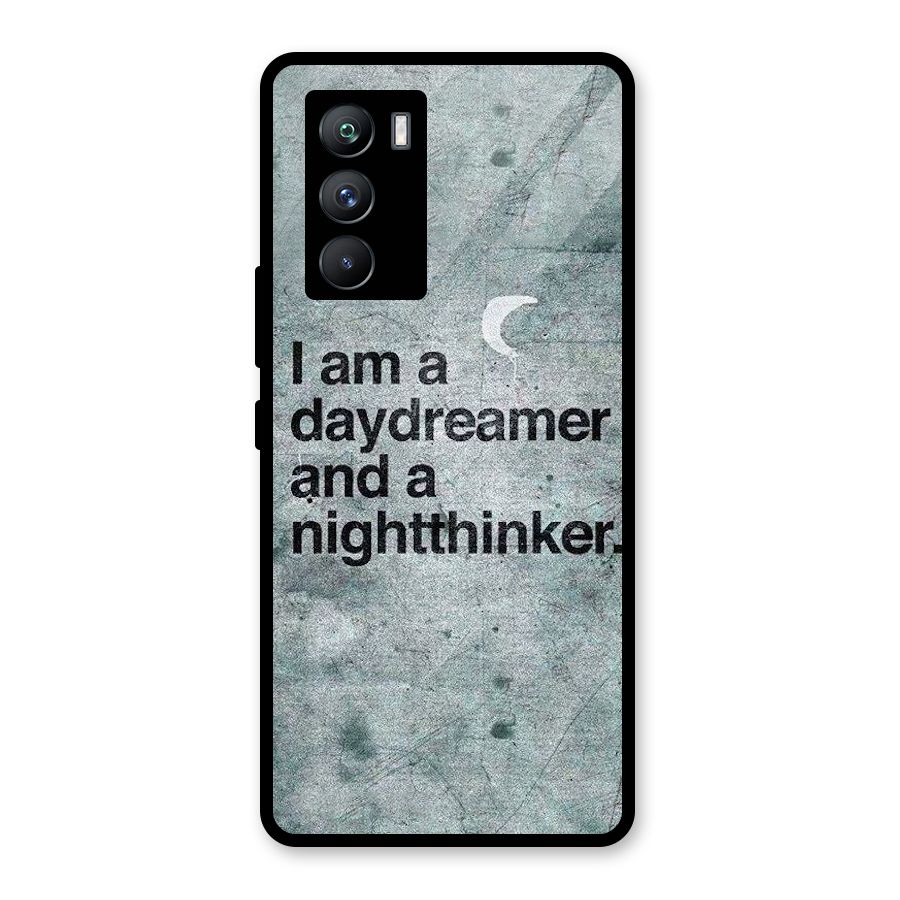 Day Dreamer Night Thinker Glass Back Case for Vivo iQOO 9 SE