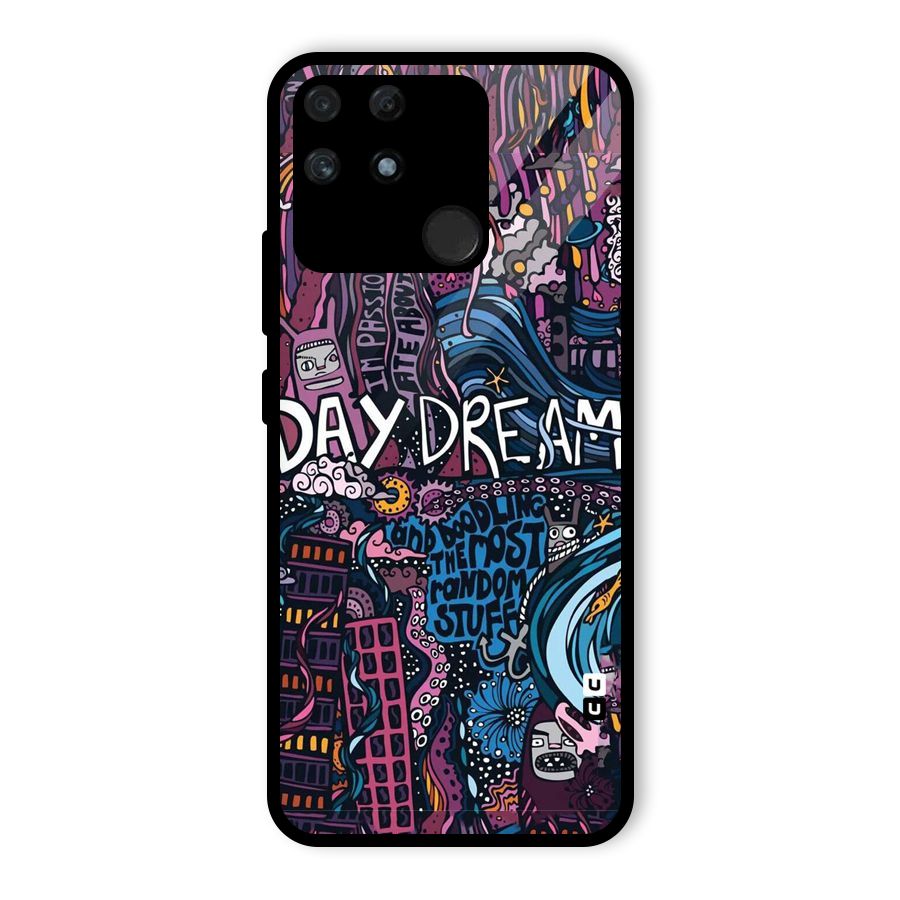 Daydream Design Glass Back Case for Realme Narzo 50A